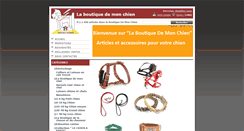 Desktop Screenshot of laboutiquedemonchien.com